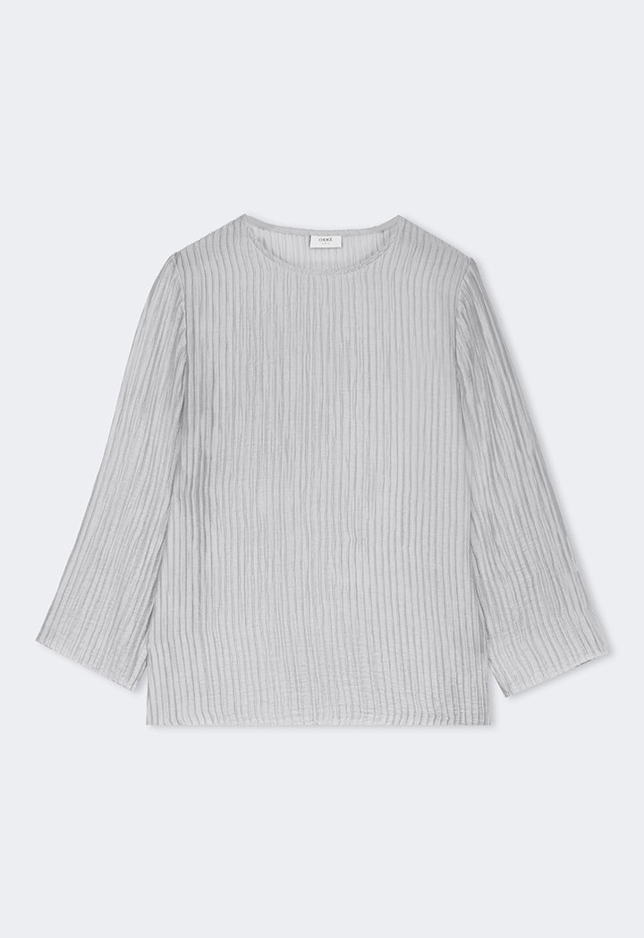 Choice Basic Textured Top Grey