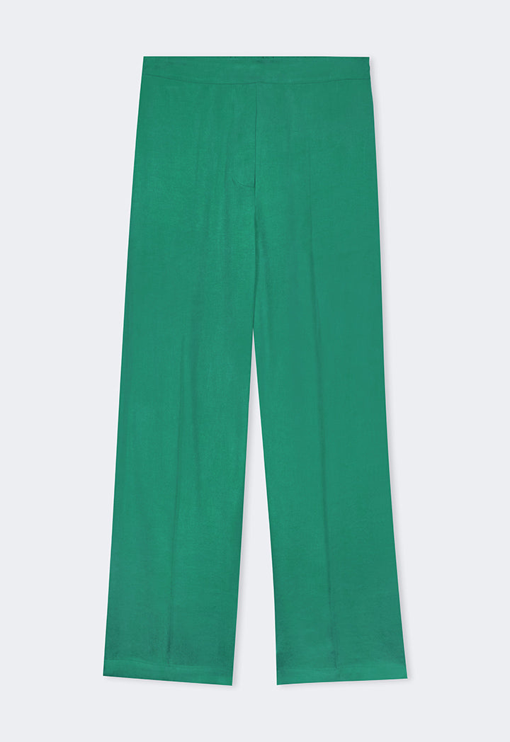 Choice Solid Elasticated Waist Trousers Green