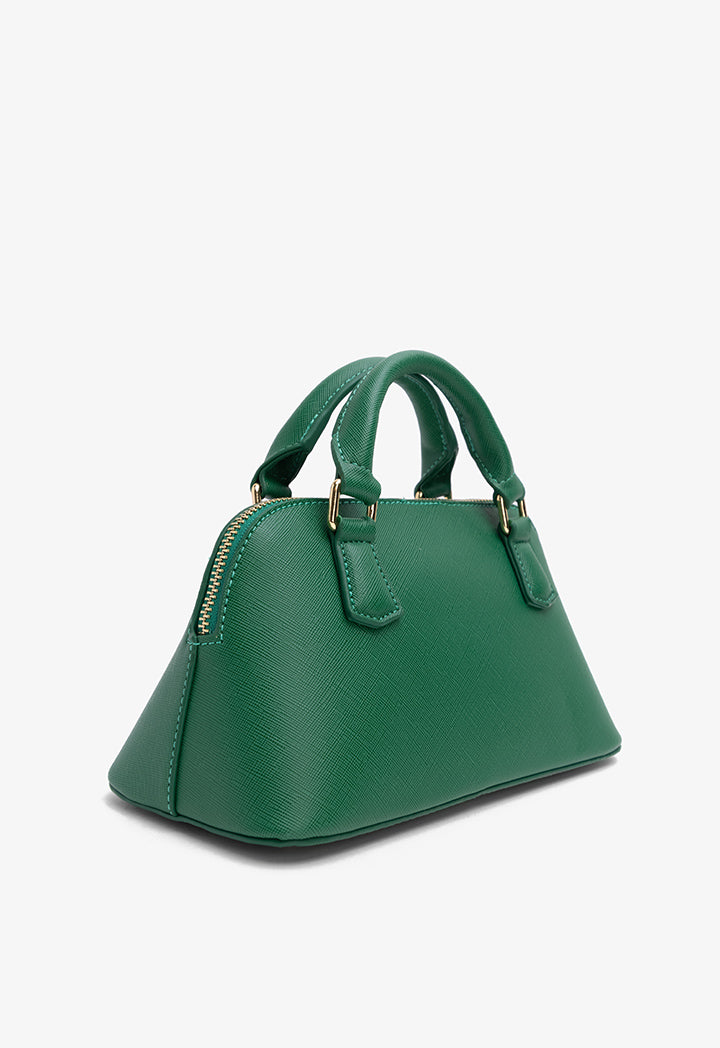 Choice Solid Classic Handbag Green