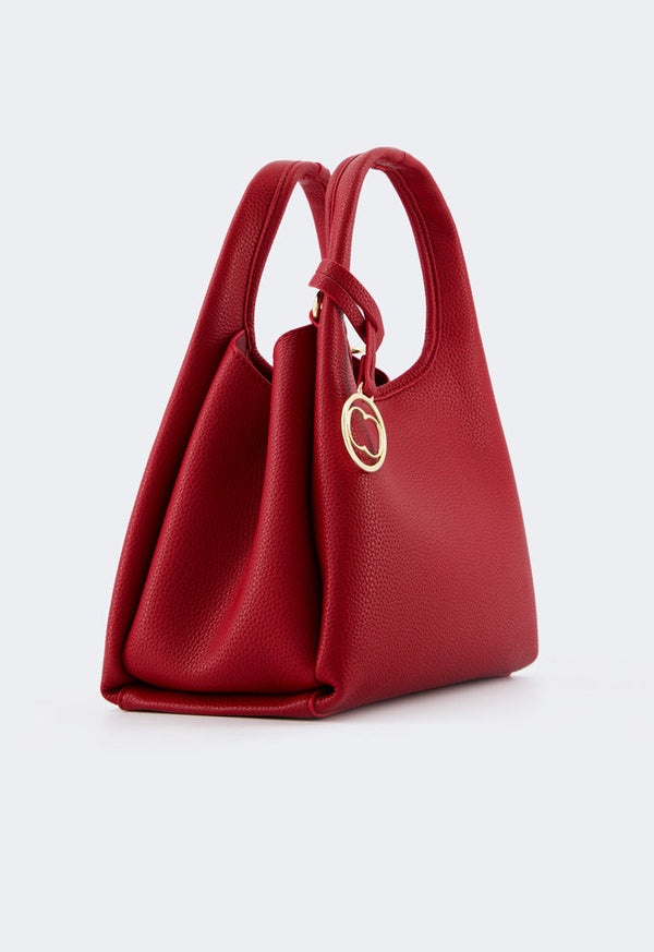 Choice Classic Solid Handbag Burgundy