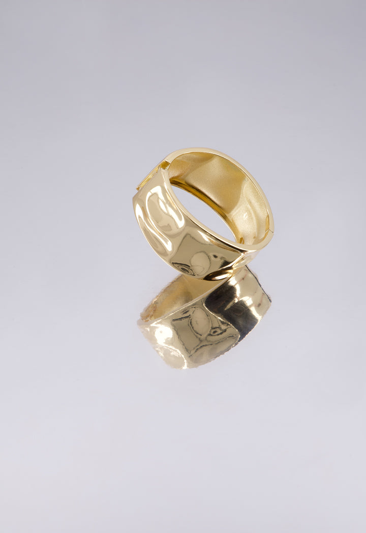 Choice Solid Metallic Bangle Gold
