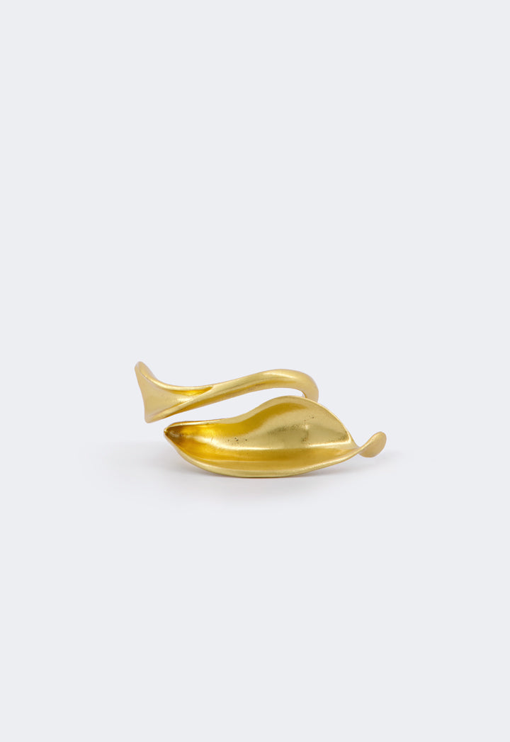 Choice Matte Leaves Bangle Gold