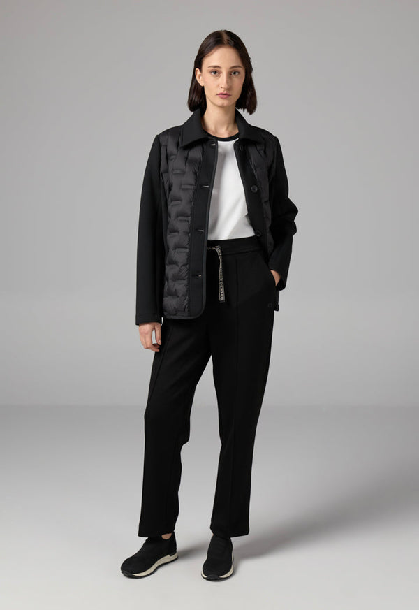 Choice Solid Elasticated Waistband Trousers Black