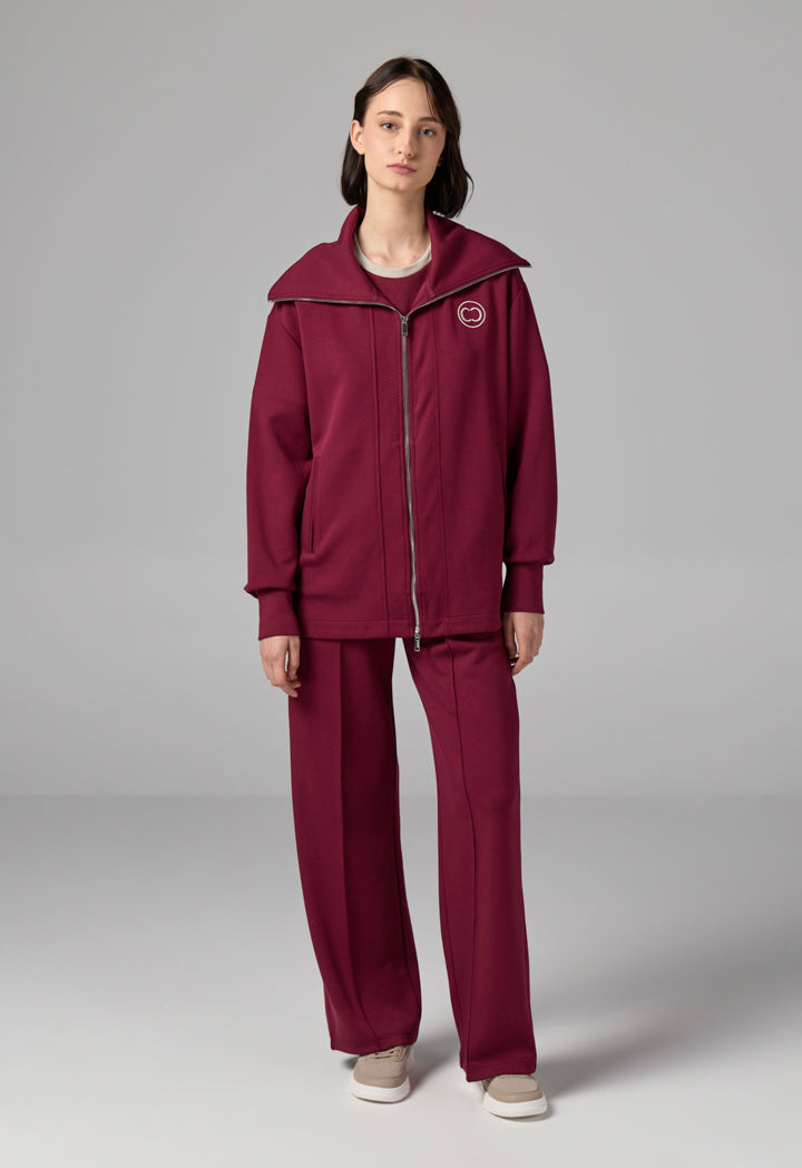 Choice Full-Zip Solid Jacket Beige