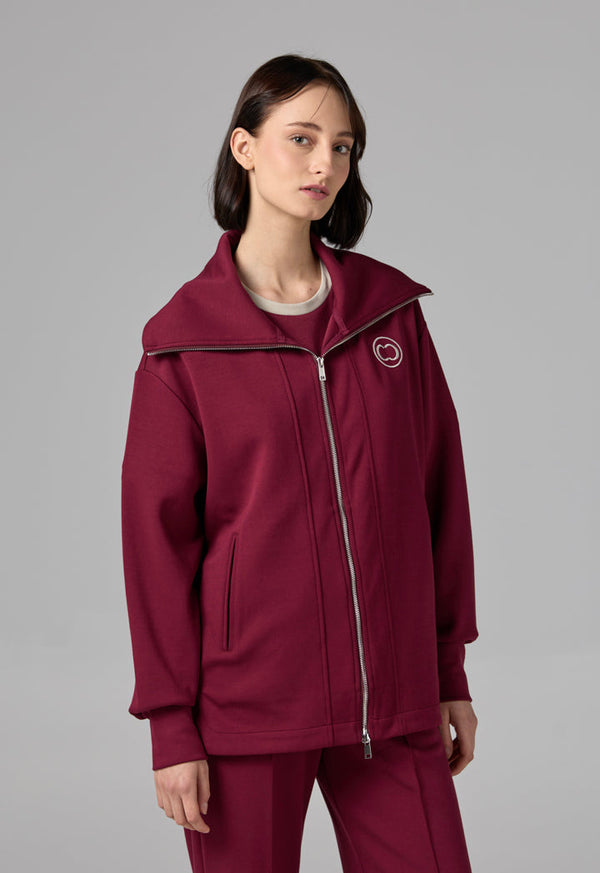 Choice Full-Zip Solid Jacket Beige