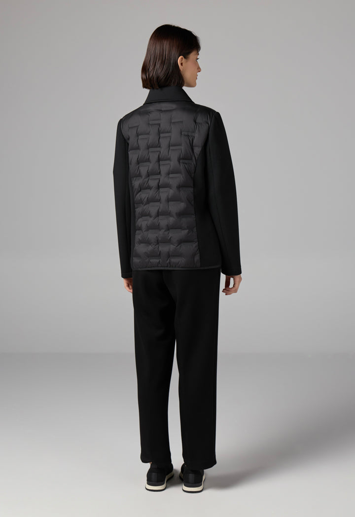 Choice Long Sleeve Quilted Jacket Black