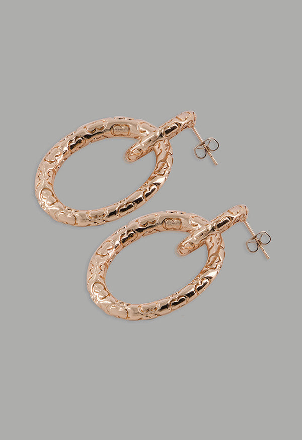 Choice Intricate Rings Earrings Gold