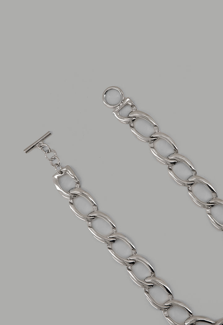 Choice Modern Metallic Chain Silver