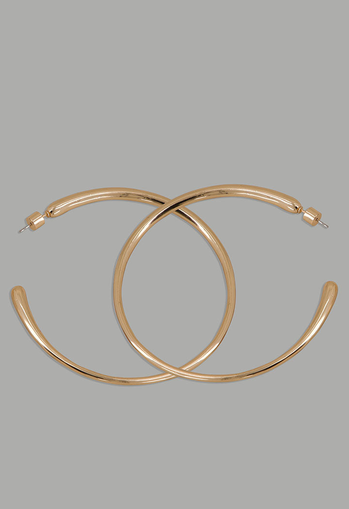 Choice Large Slim Hoops Gold