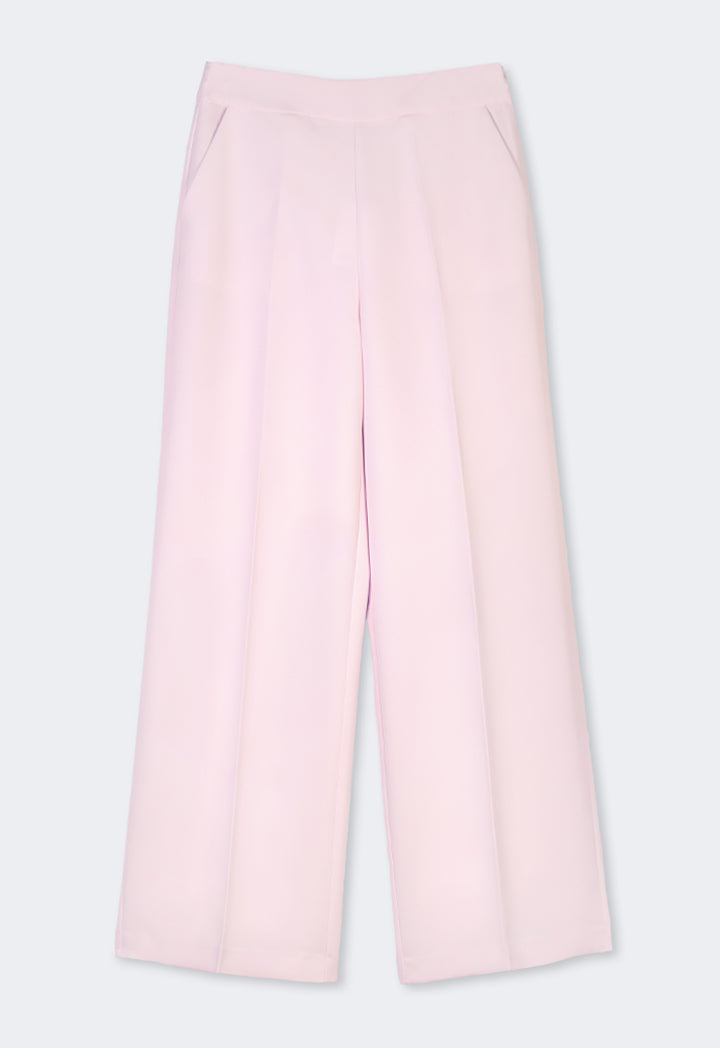 Choice Basic Wide Leg Trousers Pink