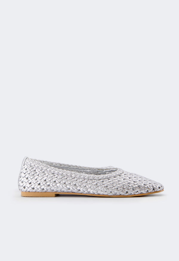 Choice Intricate Metallic Ballerina Silver