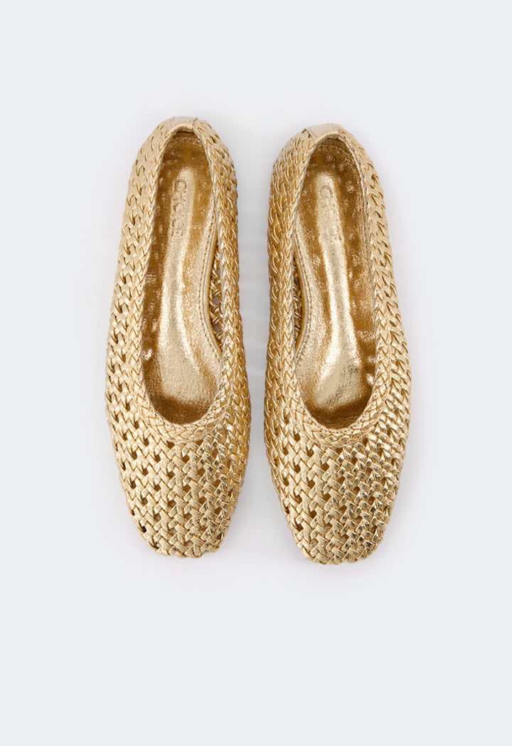 Choice Intricate Metallic Ballerina Gold