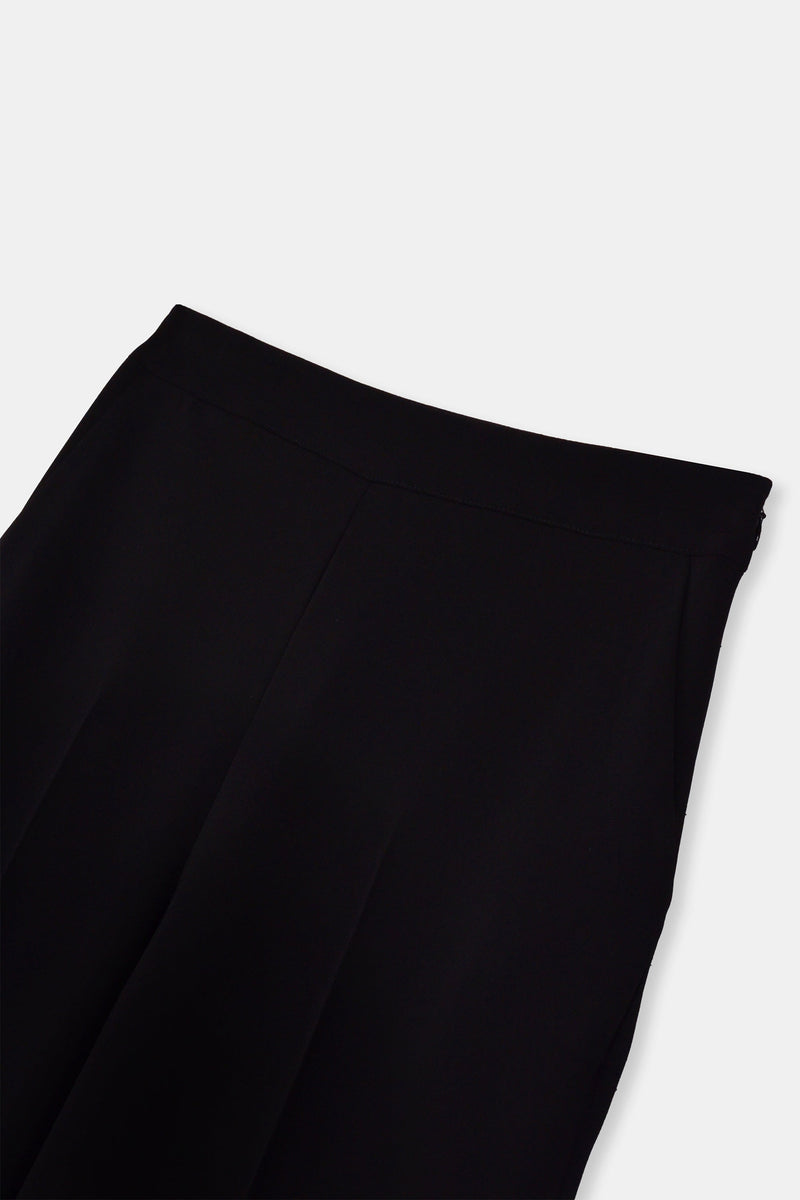 Nean Wide-Leg Tailored Trousers Black