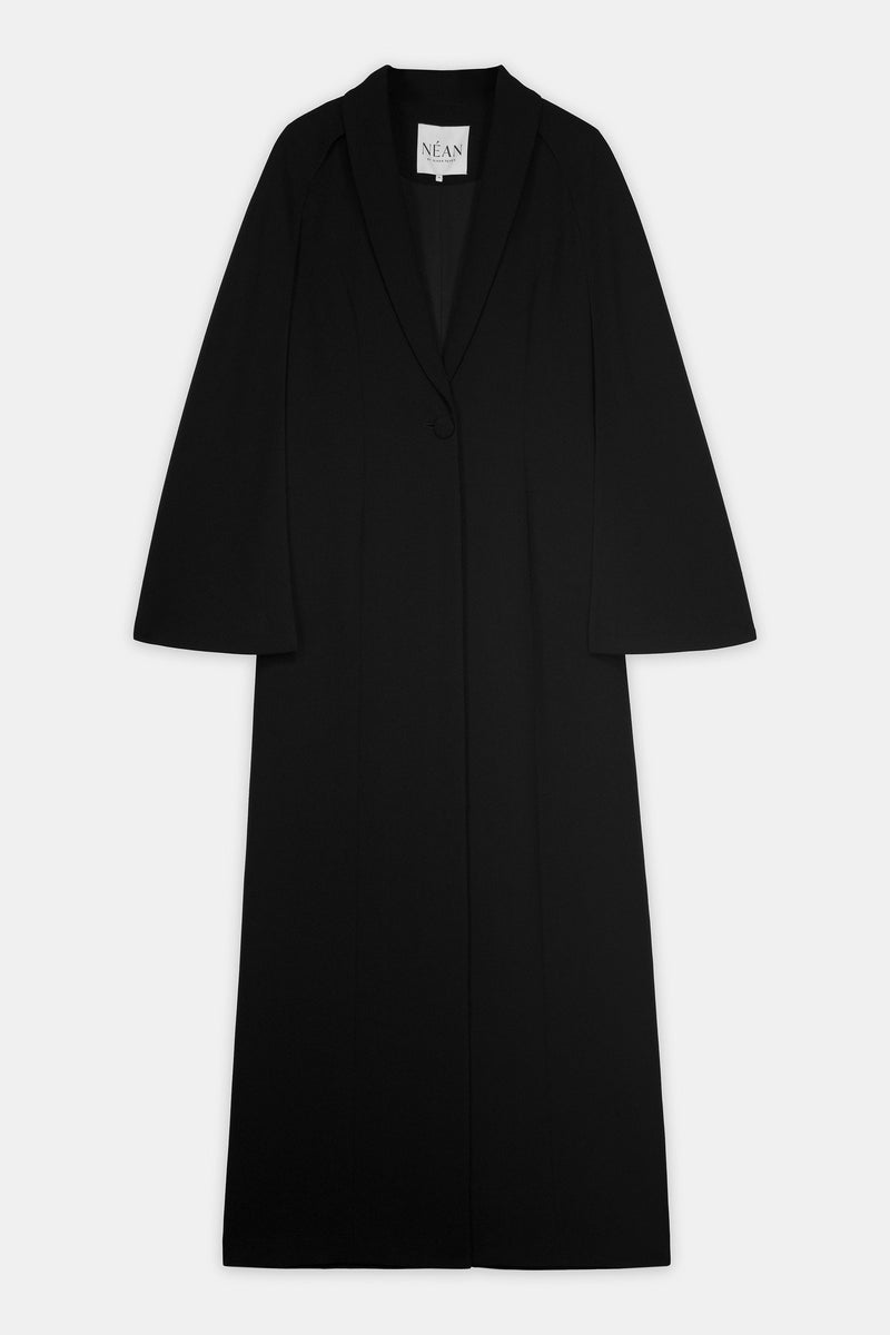 Nean Long Black Blazer Dress Black