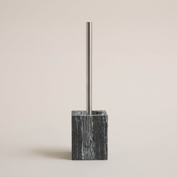 Chakra Turke Toilet Brush Holder 9.6X9.6X37Cm Dark Grey