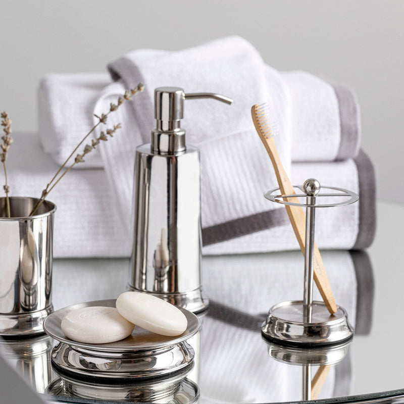 Chakra Mayto Toothbrush Holder Silver