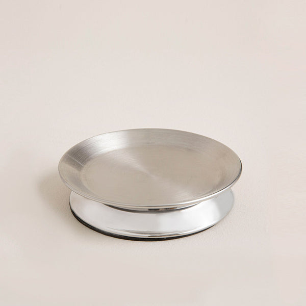 Chakra Mayto Soap Dish Silver