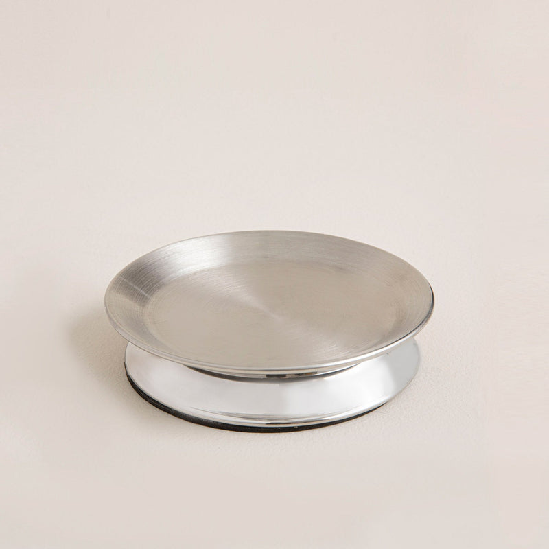 Chakra Mayto Soap Dish Silver