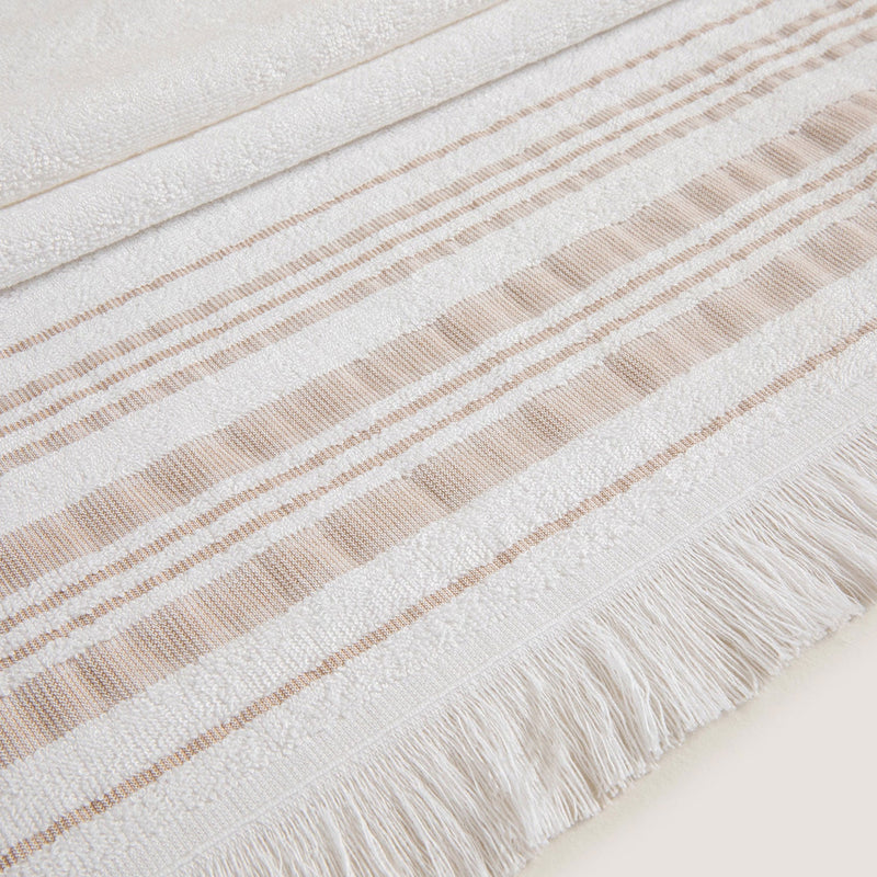 Chakra Derin Bamboo Face Towel 50X90 Cm Beige