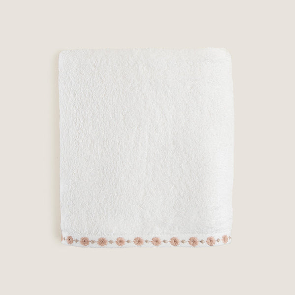 Chakra Florissa Face Towel 50X90 Cm White