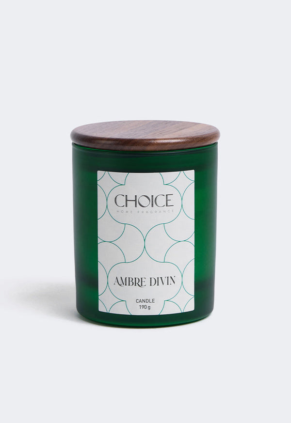 Choice Ambre Divin Candle 190Gr  Amber Divin