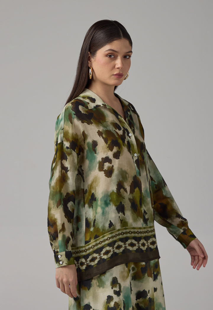 Choice Printed Long Sleeves Shirt Multi Color