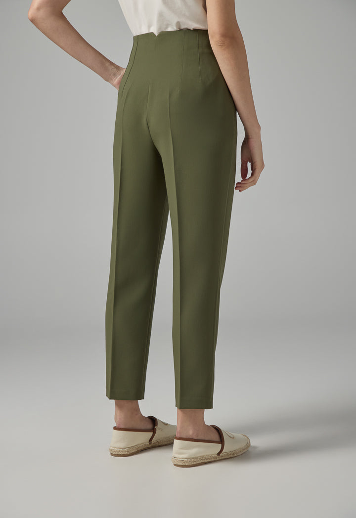 Choice Basic Straight Cut Trousers Khaki