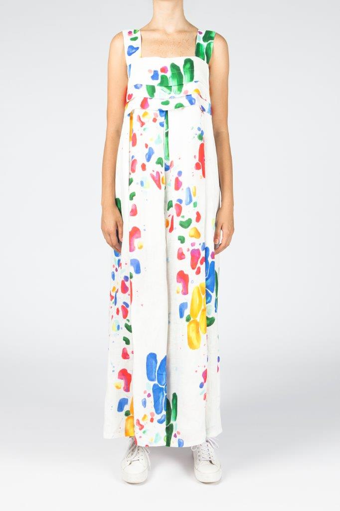 NU Jumpsuit Print N/Sl Multi Color