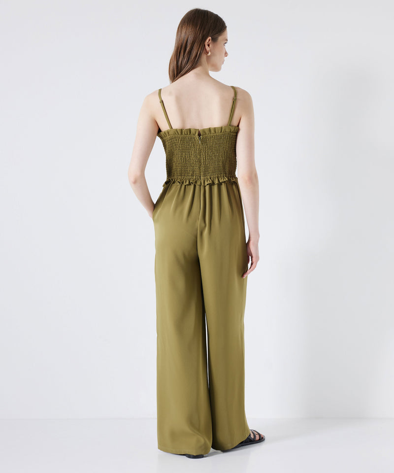 Ipekyol Gimped Jumpsuit Khaki