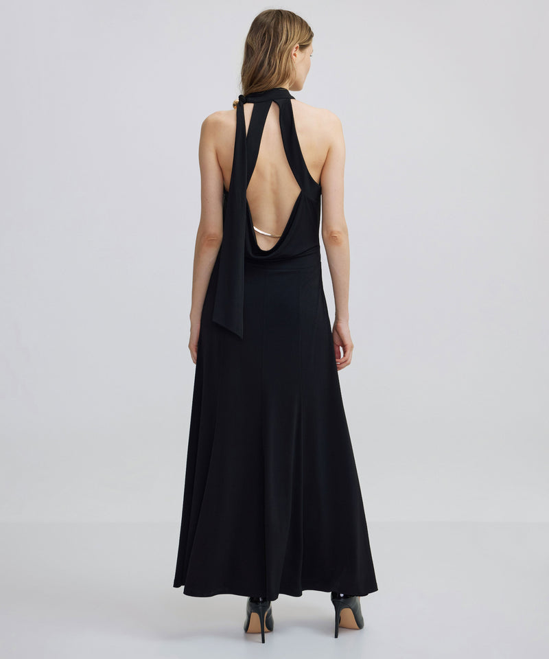 Ipekyol Halter Neck Maxi Dress Black