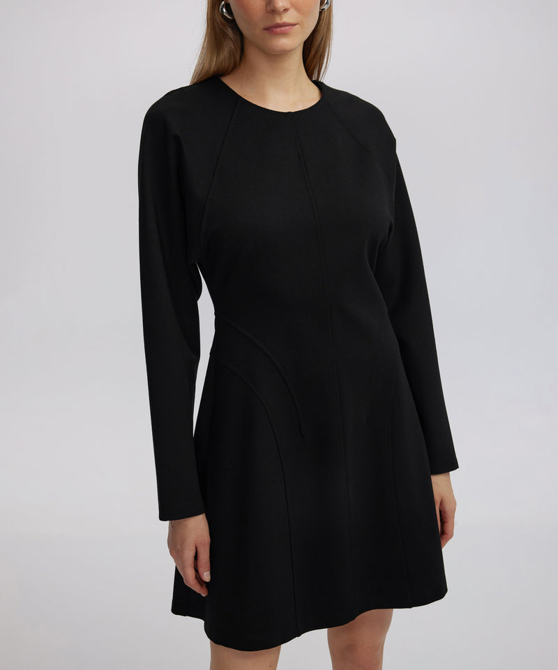 Ipekyol Raglan Sleeve Mini Dress Black