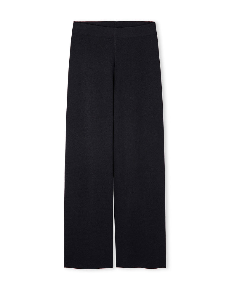 Ipekyol Wide Leg Fit Knitted Trousers Black