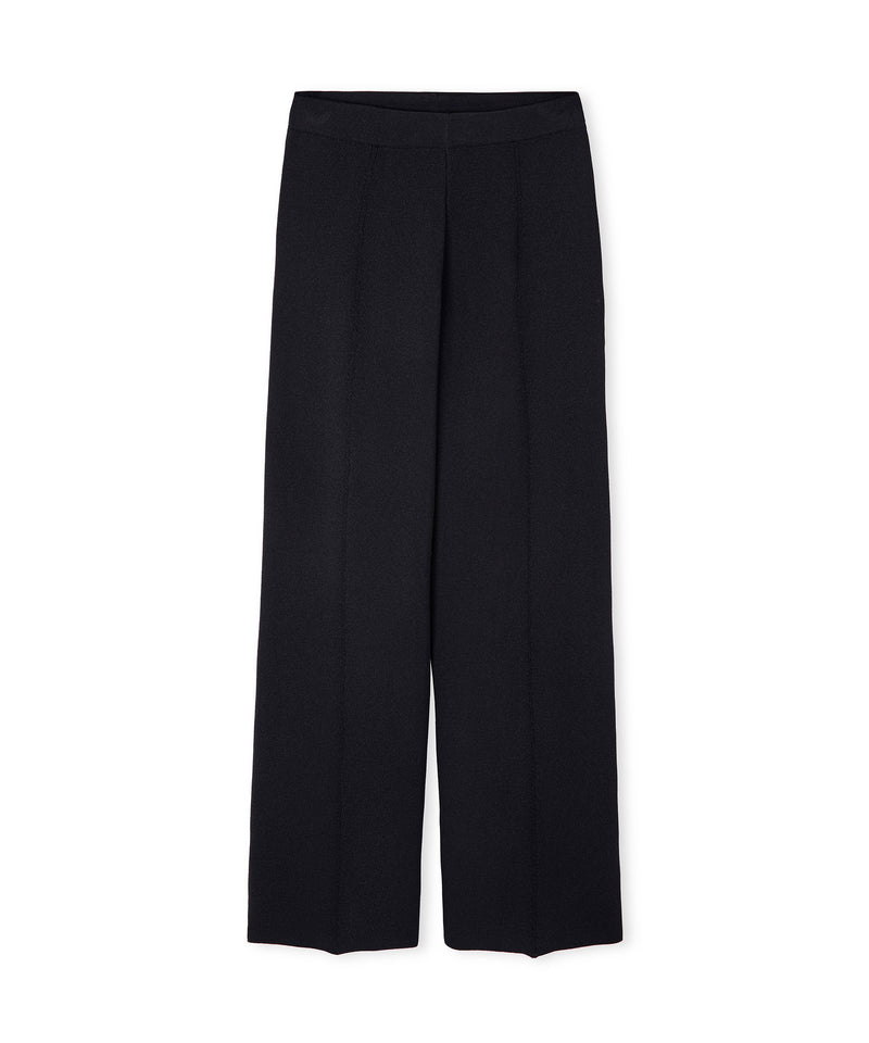 Ipekyol Wide Leg Fit Knitted Trousers Black