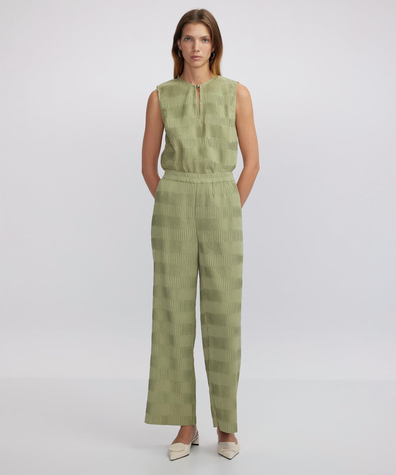 Ipekyol Contrast Effect Trousers Light Khaki