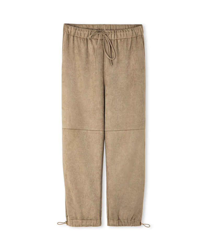 Ipekyol Suede Look Jogger Pants Brown