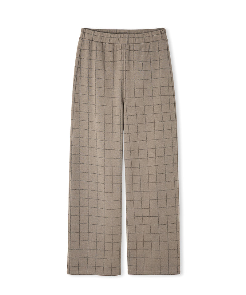 Ipekyol Square Pattern Trousers Mink