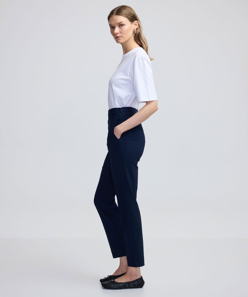 Ipekyol Straight Fit Trousers Navy