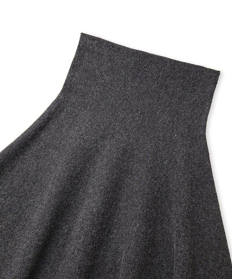 Ipekyol Wool Blend Flounced Skirt Anthracite