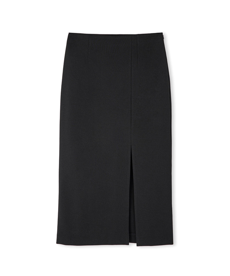 Ipekyol Straight Cut Skirt With Slit Black