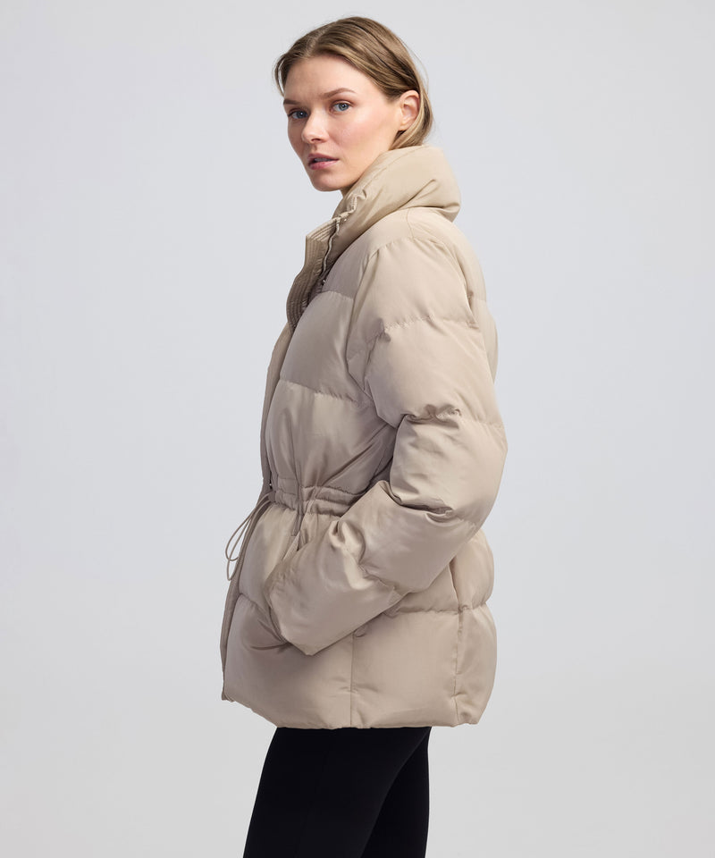 Ipekyol Adjustable Waist Puffer Jacket Natural