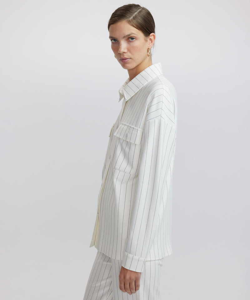 Ipekyol Striped Shirt Off White