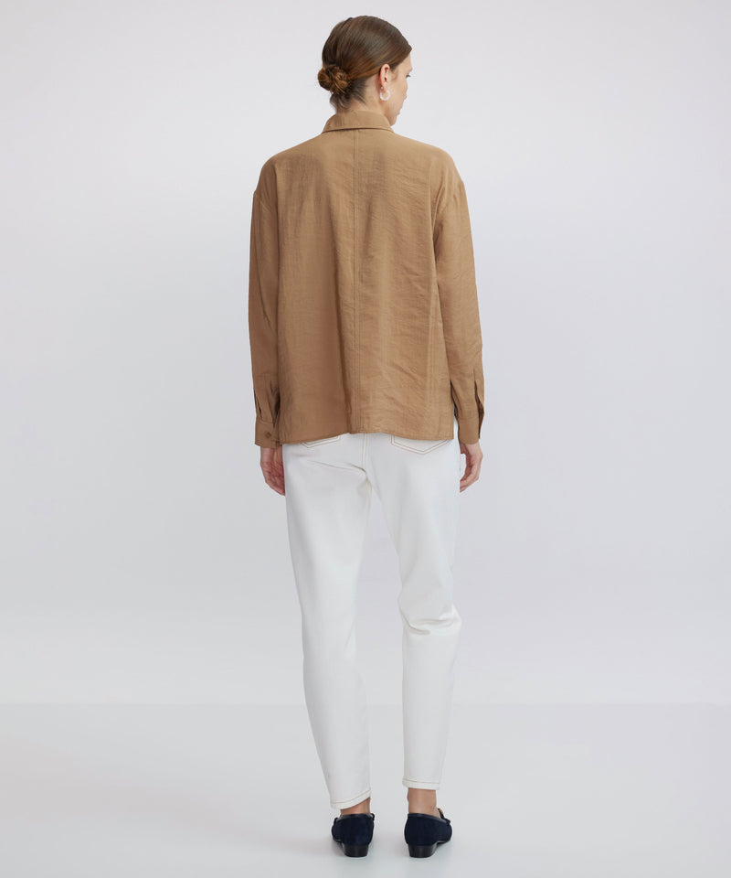 Ipekyol Basic Shirt With Pockets Natural