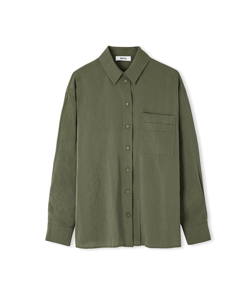 Ipekyol Minimal Shirt With Pockets Khaki