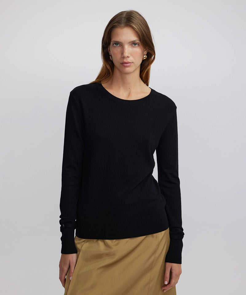 Ipekyol Basic Knitwear With Thin Belt Black