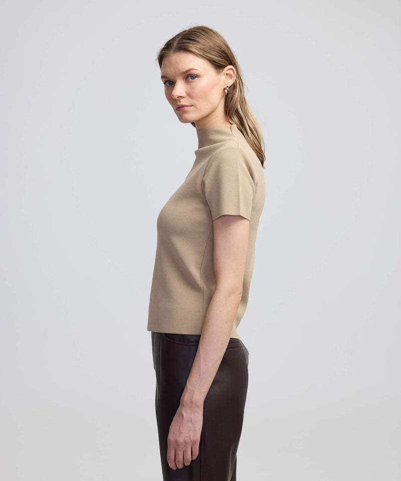 Ipekyol Short Sleeve Basic Knitwear Natural