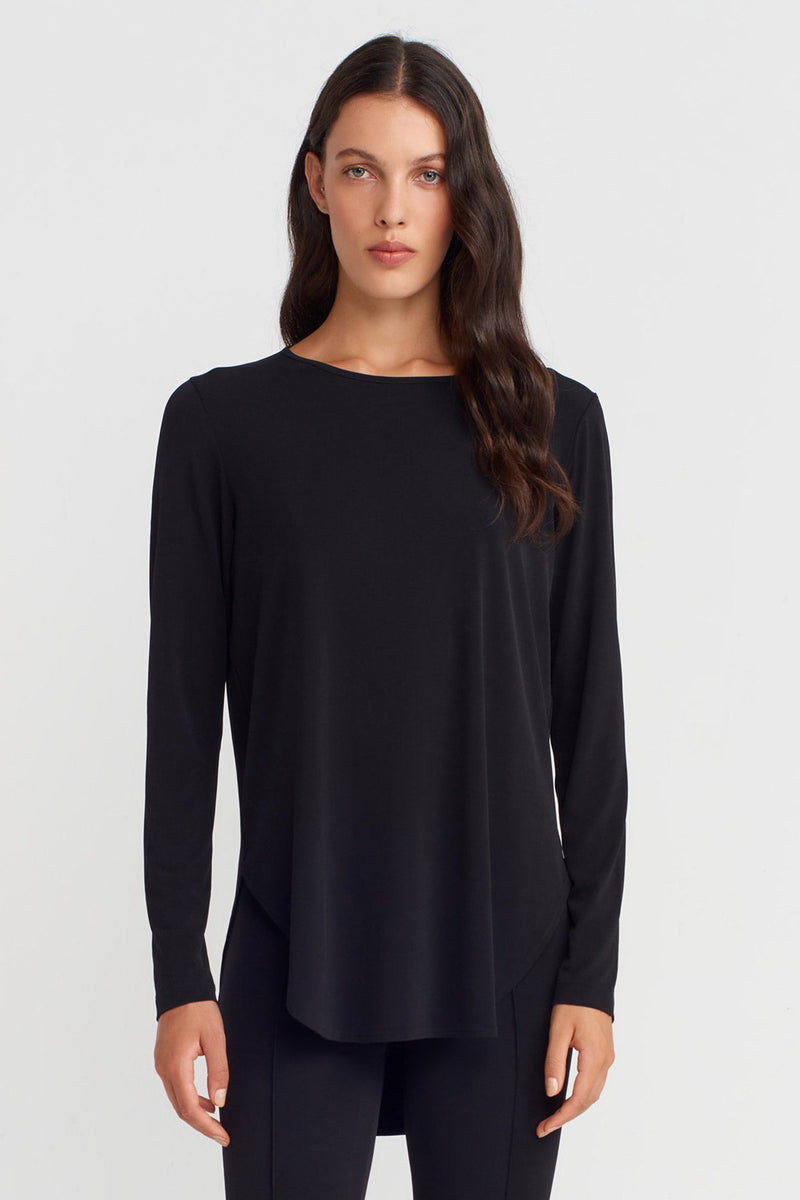 Nu Long Sleeve Jersey T-Shirt Black
