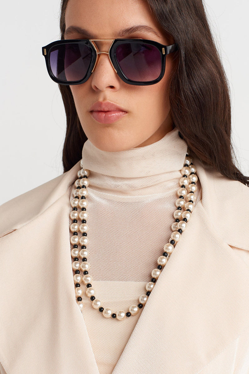 Nu Long Belted Jacket Natural