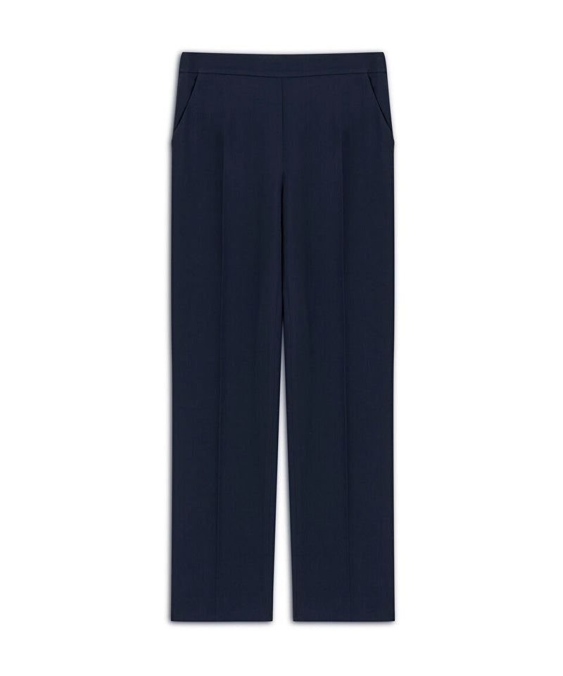 Machka Cigarette Fit Trousers Navy