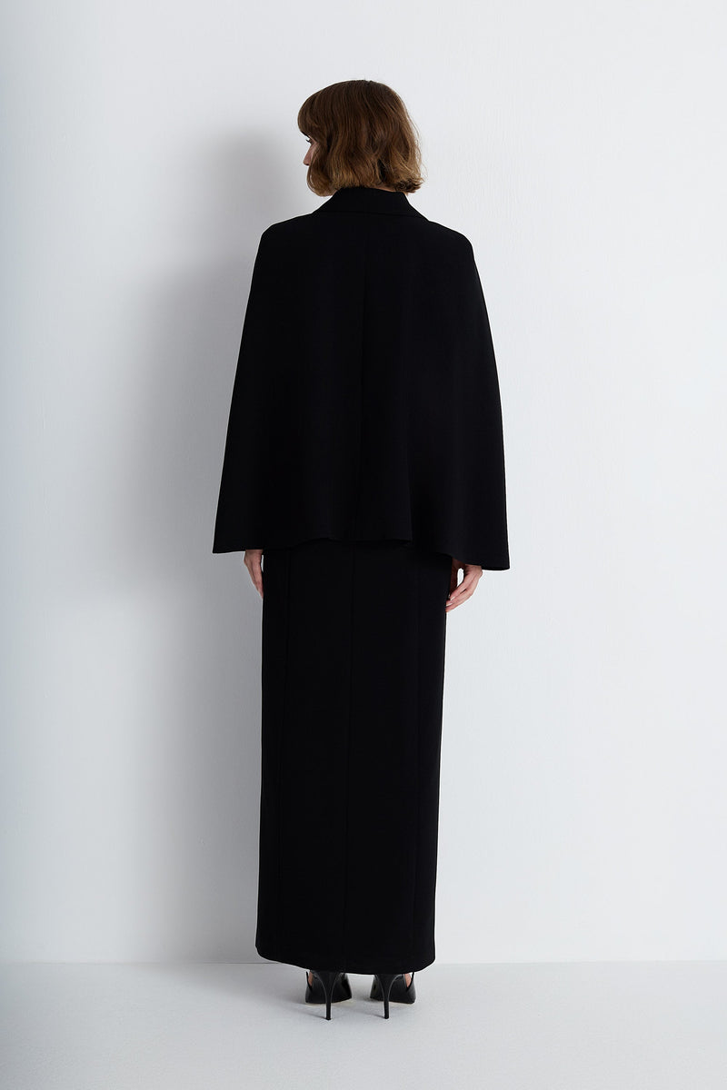 Nean Long Black Blazer Dress Black