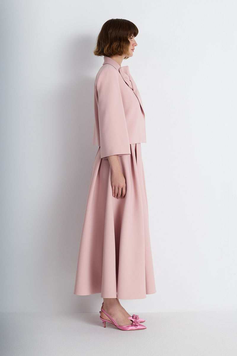 Nean Draped Lapel Tailored Jacket Blush